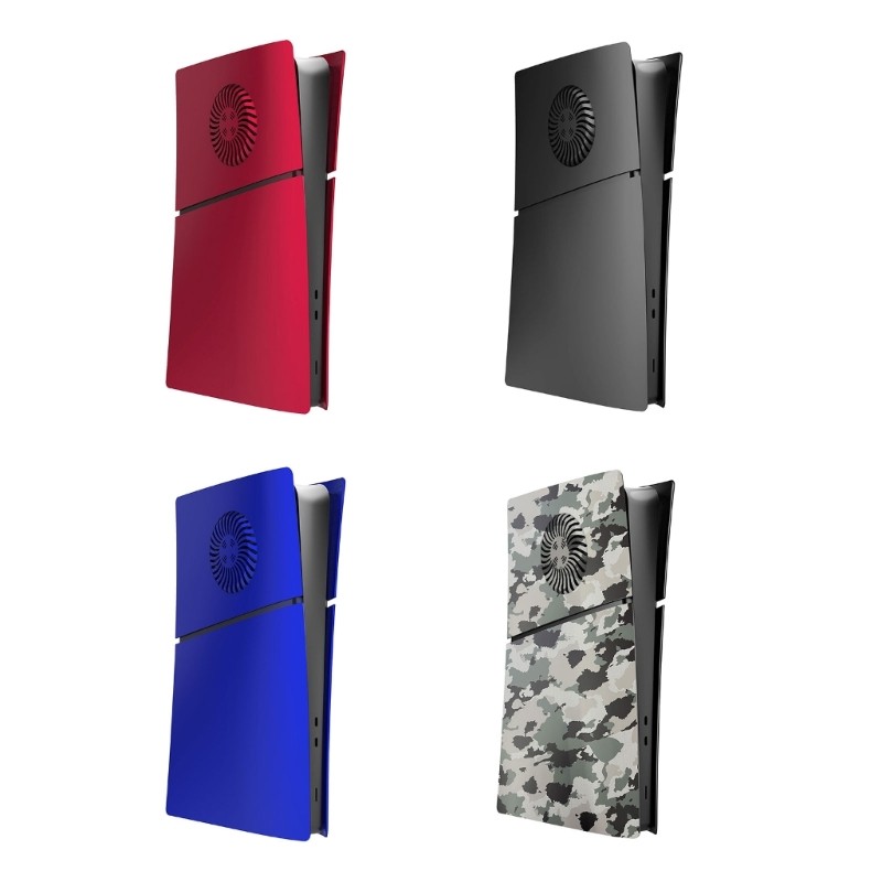 Console Case Shell Faceplate with Heatsink Hole Anti Scratch Protector Cover