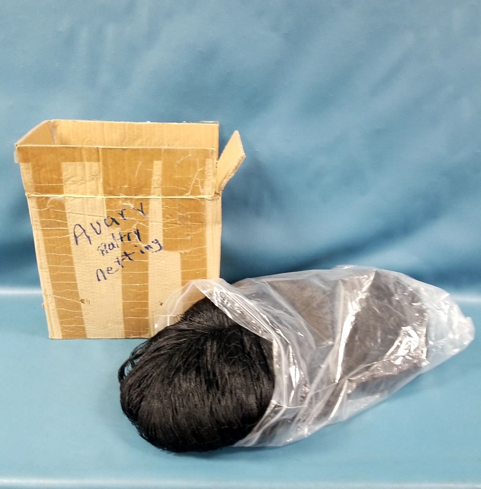 Unused In Box 1" Square Mesh Size Bird/Poultry Mesh Black 50x50ft For Chickens