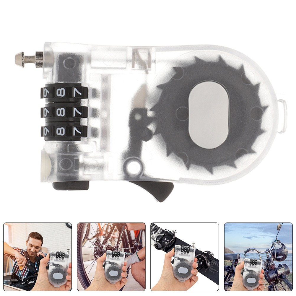 3 Pcs Snowboard Accessories Mountaineering Lock Bike Safety Locks