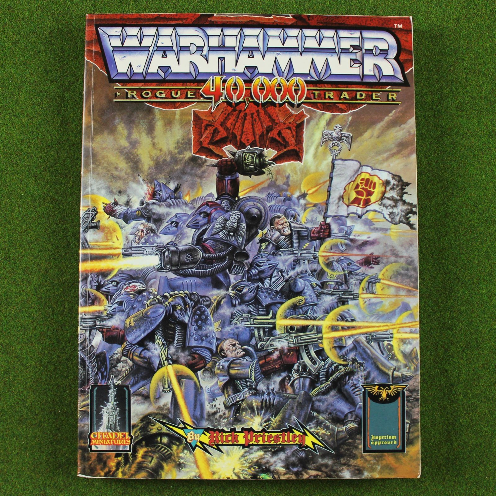 Warhammer 40K Rogue Trader SC Rulebook - Games Workshop Rules Book 1987 Vintage