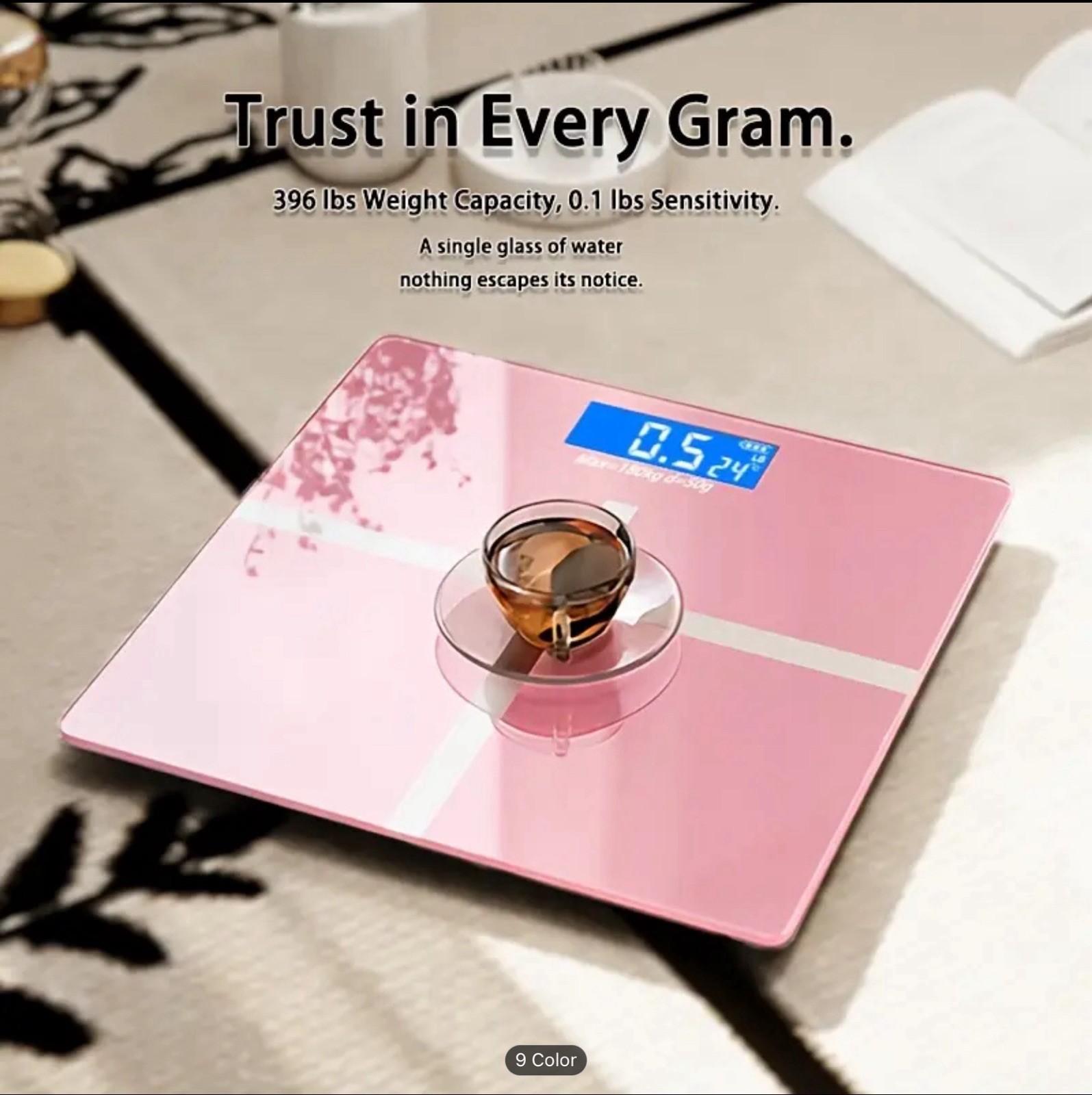 Weight Scale Electronic Scale, 396 Pound Digital Bathroom Scale, High-precision