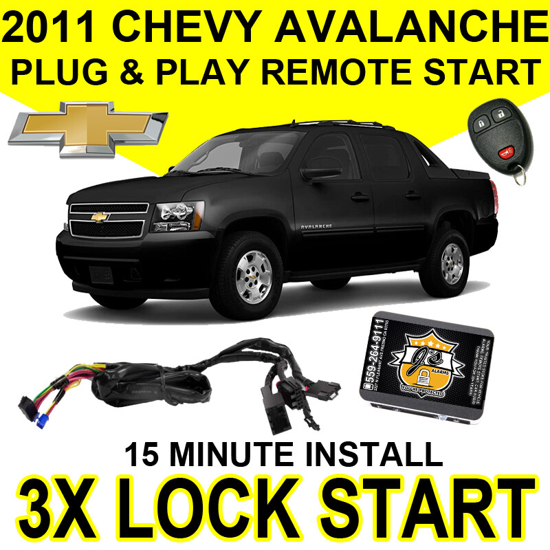 Js Alarms Plug & Play Remote Start DIY For 2011 Chevy Avalanche Chevrolet GM10