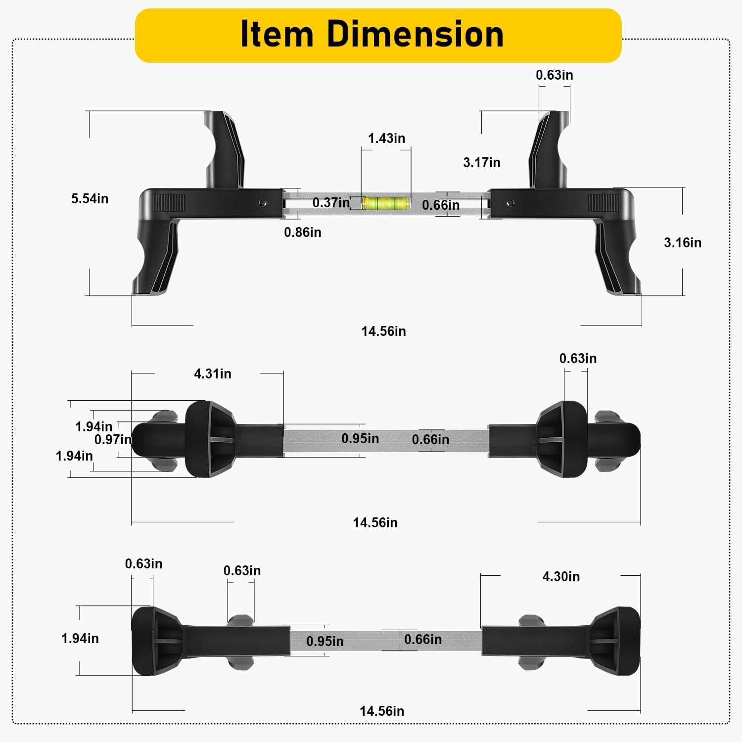 ATD-3100 Steering Wheel Level Alignment Tool for Spring-Loaded Steering Wheel