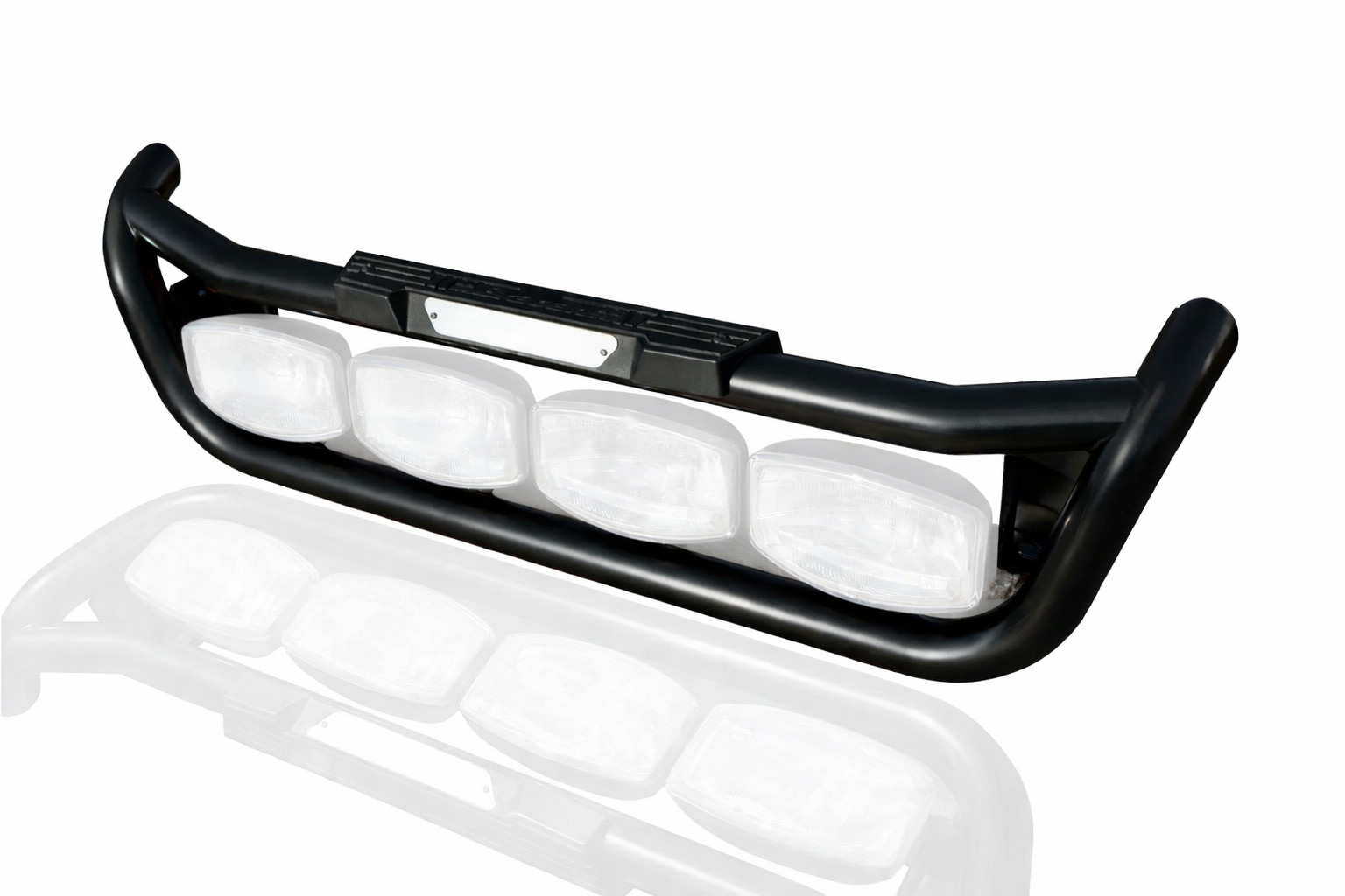 Black Stainless Grill Bar C + Step Pad + Amber LEDs To Fit Scania New Gen 2017+