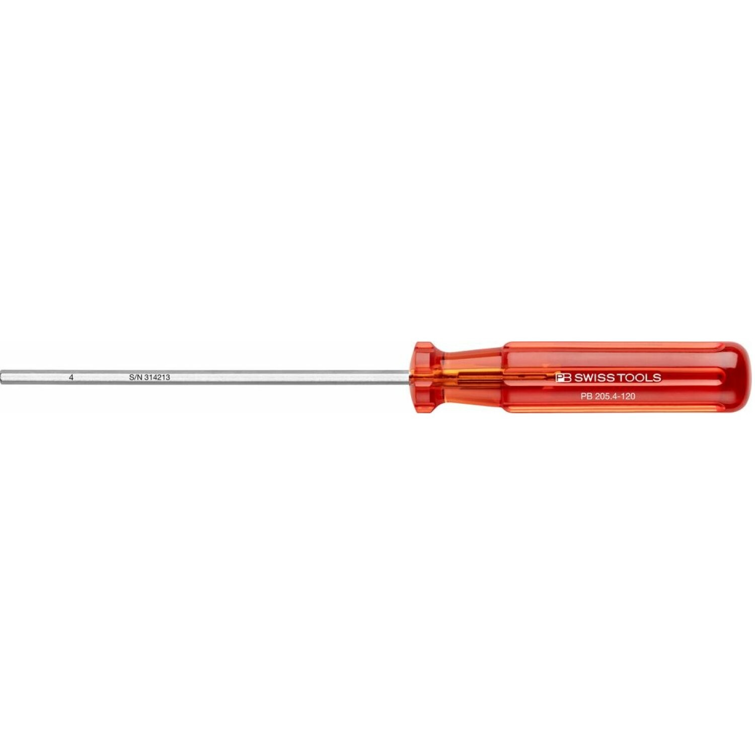PB Swiss Tools PB 205.4-120 Classic Screwdriver, 4 mm