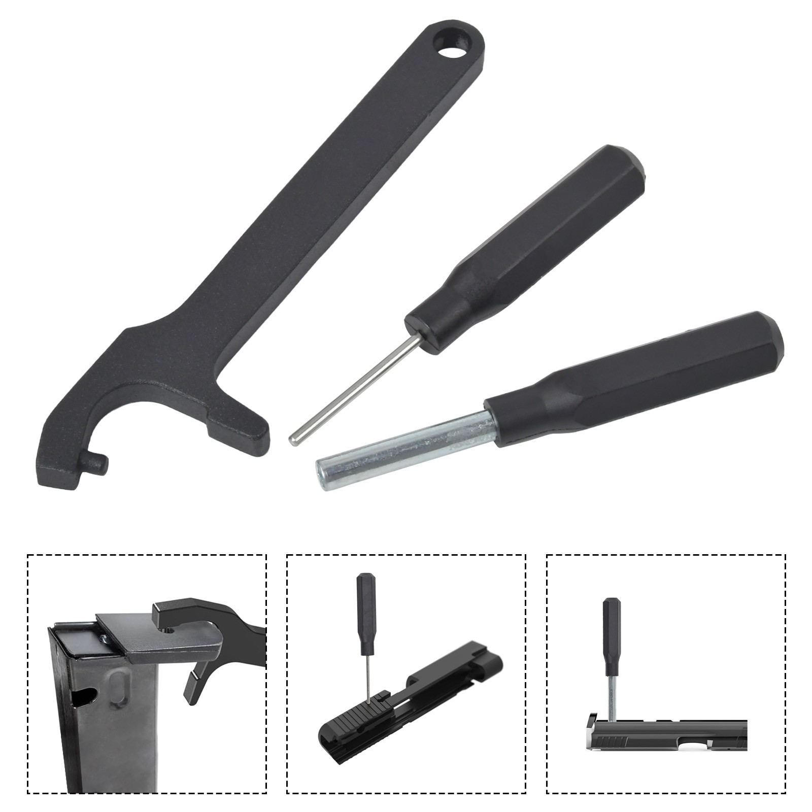 Glock Tool Sets Front Sight Tool Magazine Disassembly Tool Pin Punch 19 17 26 43