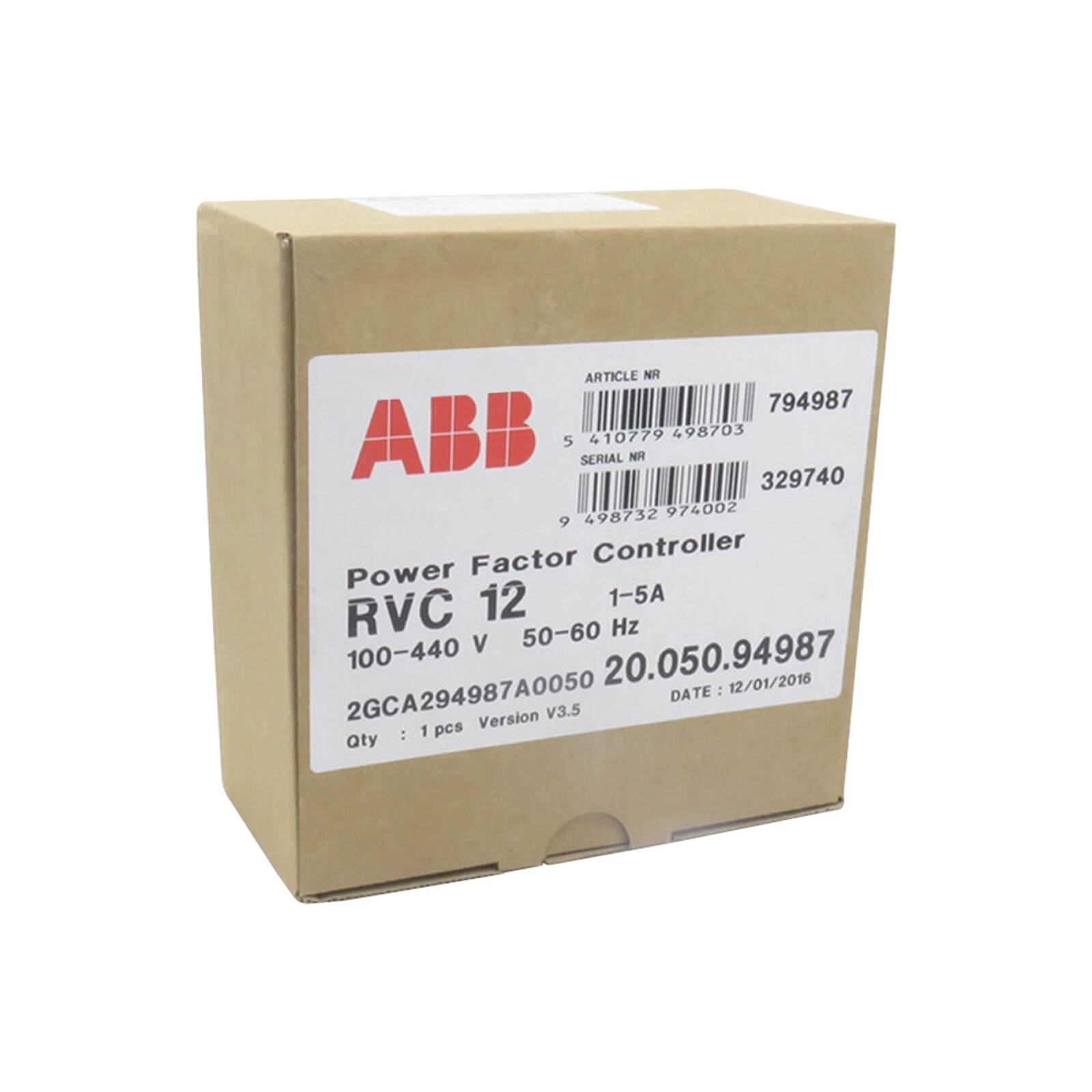 ABB RVC-12/1-5A FedEx/DHL/UPS