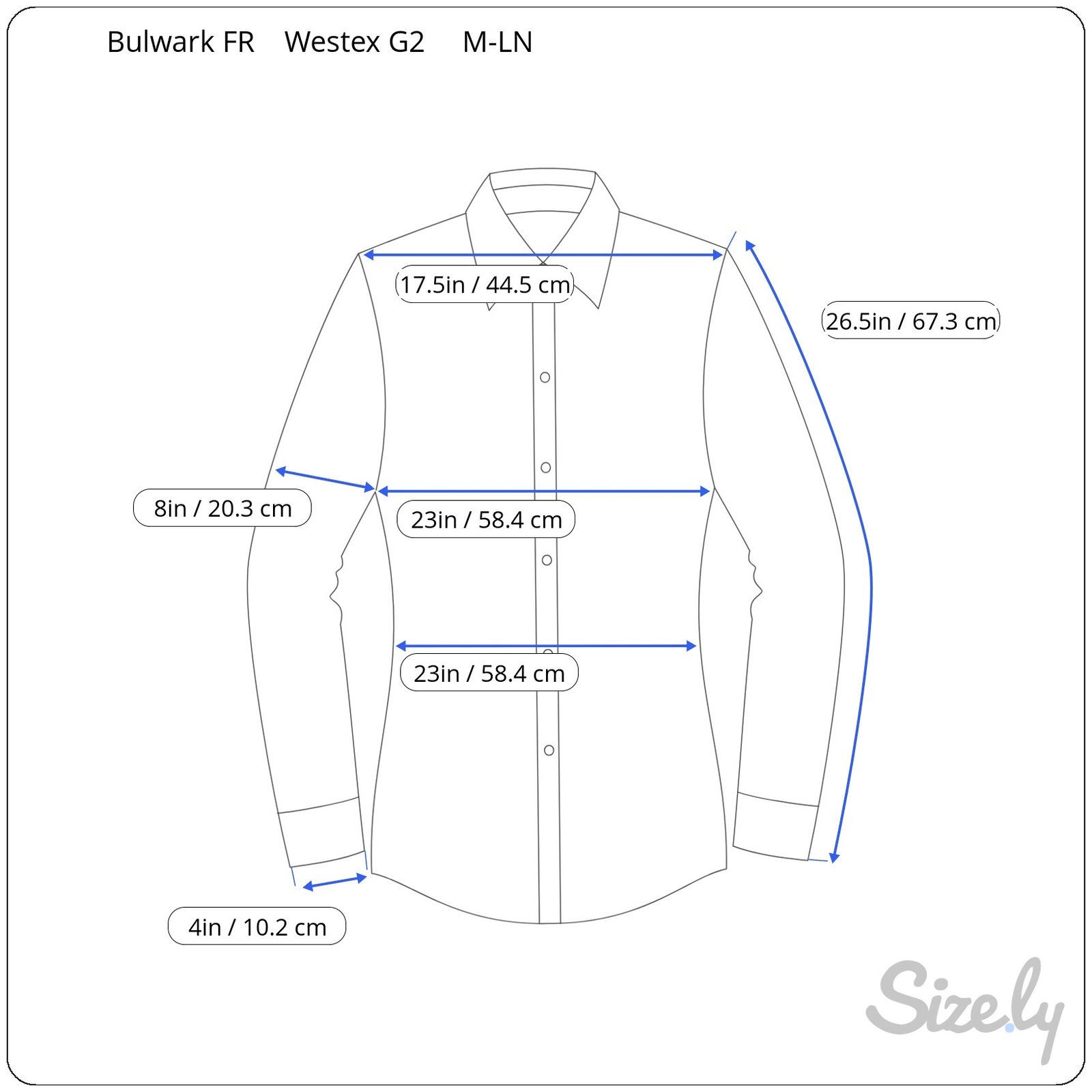 Bulwark FR Westex G2 Shirt M-LN