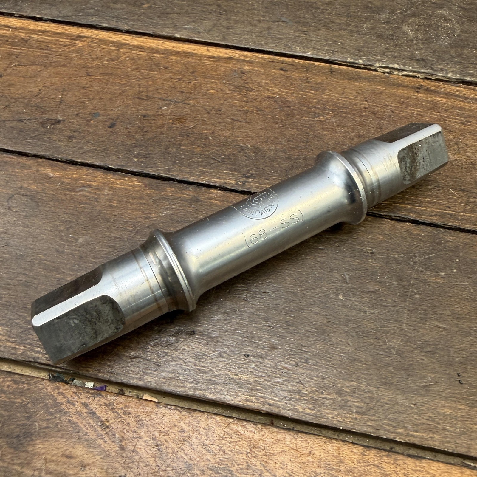 Vintage Campagnolo 68-SS Bottom Bracket Spindle 68mm 111mm ISO Italy Shield Road