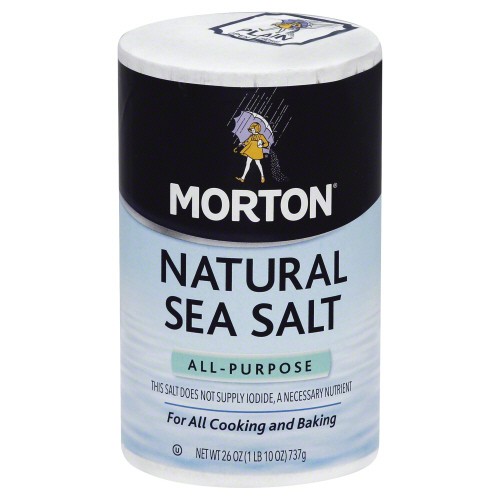 Mortons Sea Salt All Purpose 26 Oz (Pack of 12)