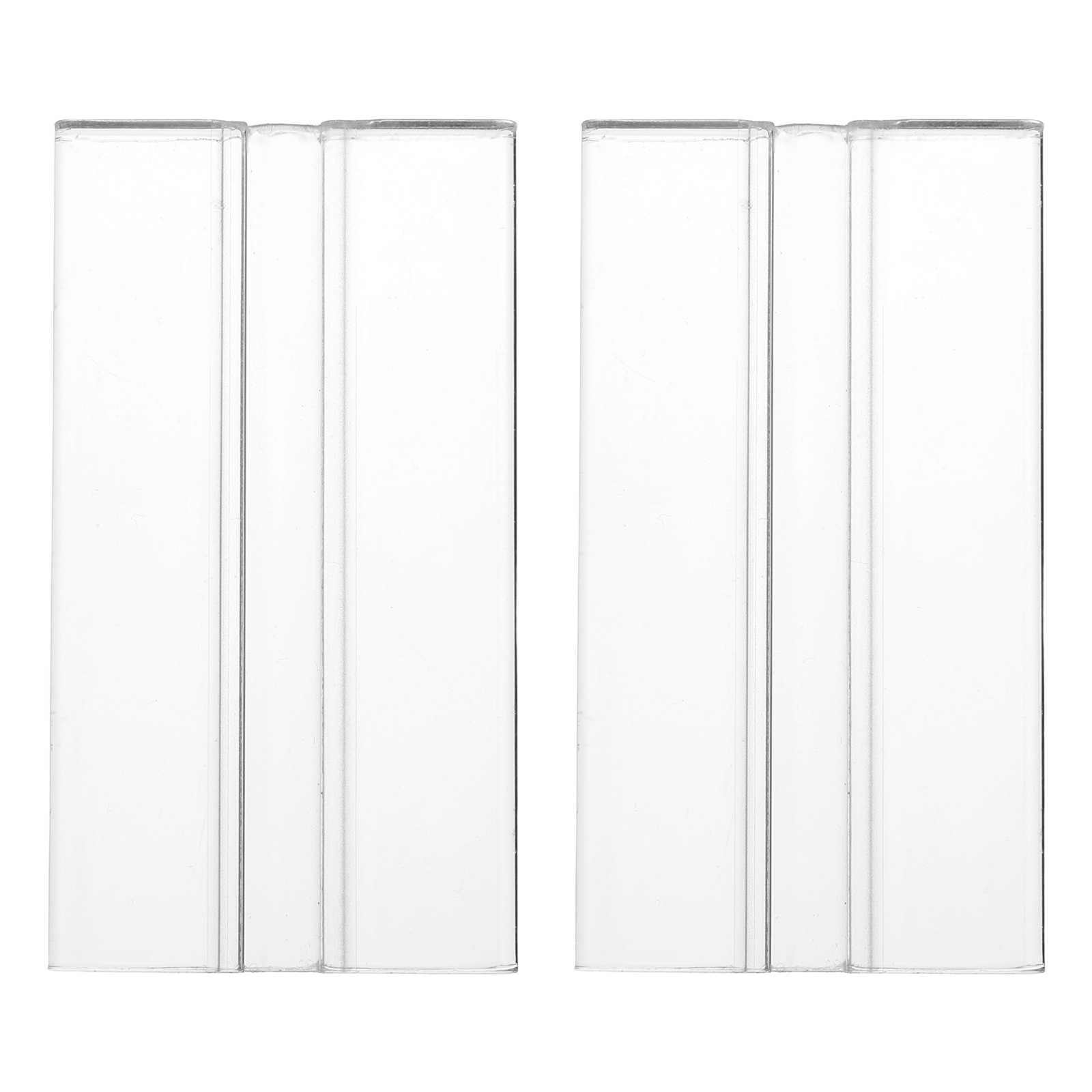 2 Pieces Flexible Acrylic Hinges, 75x39mm 360° Invisible for Hinge