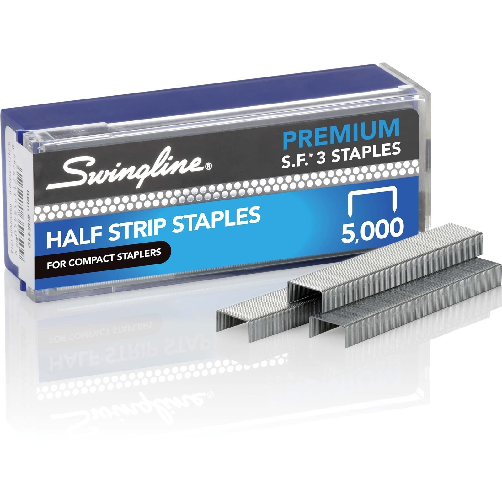 Swingline Staples, S.F. 3, Premium for Desktop Staplers, 1/4" Length, 105/Str...