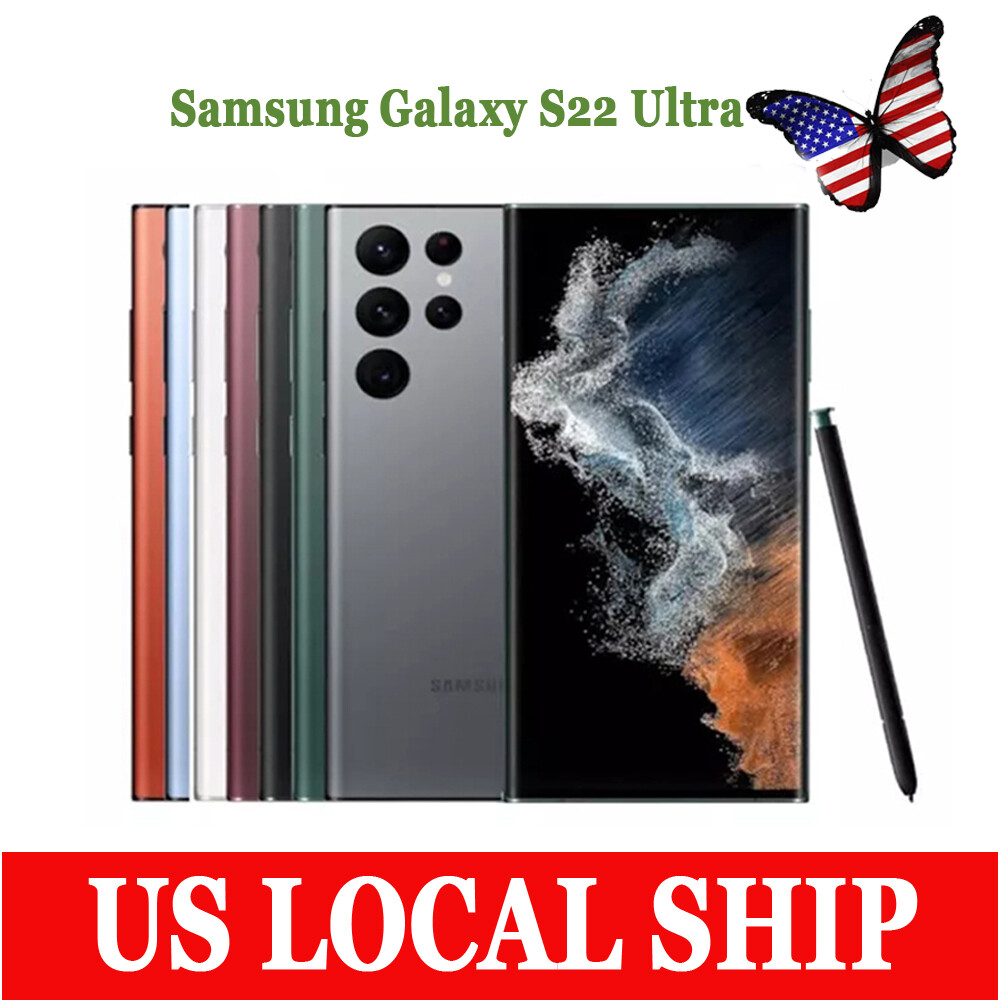 NEW-Sealed Samsung Galaxy S22 Ultra 5G S908U 128GB - Fully Unlocked Smartphone