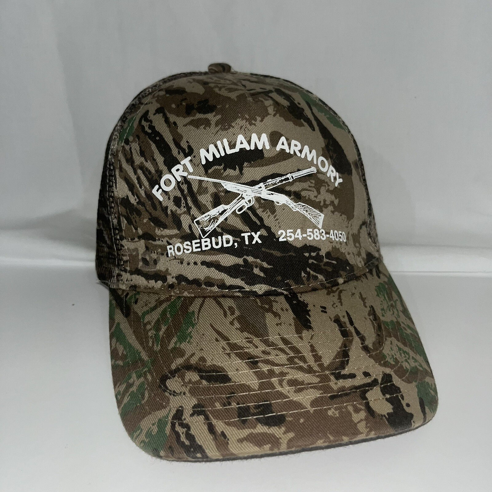 Nissin Cap,  Fort Milam Armory, Mesh, Hunter Print , Adjustable Back