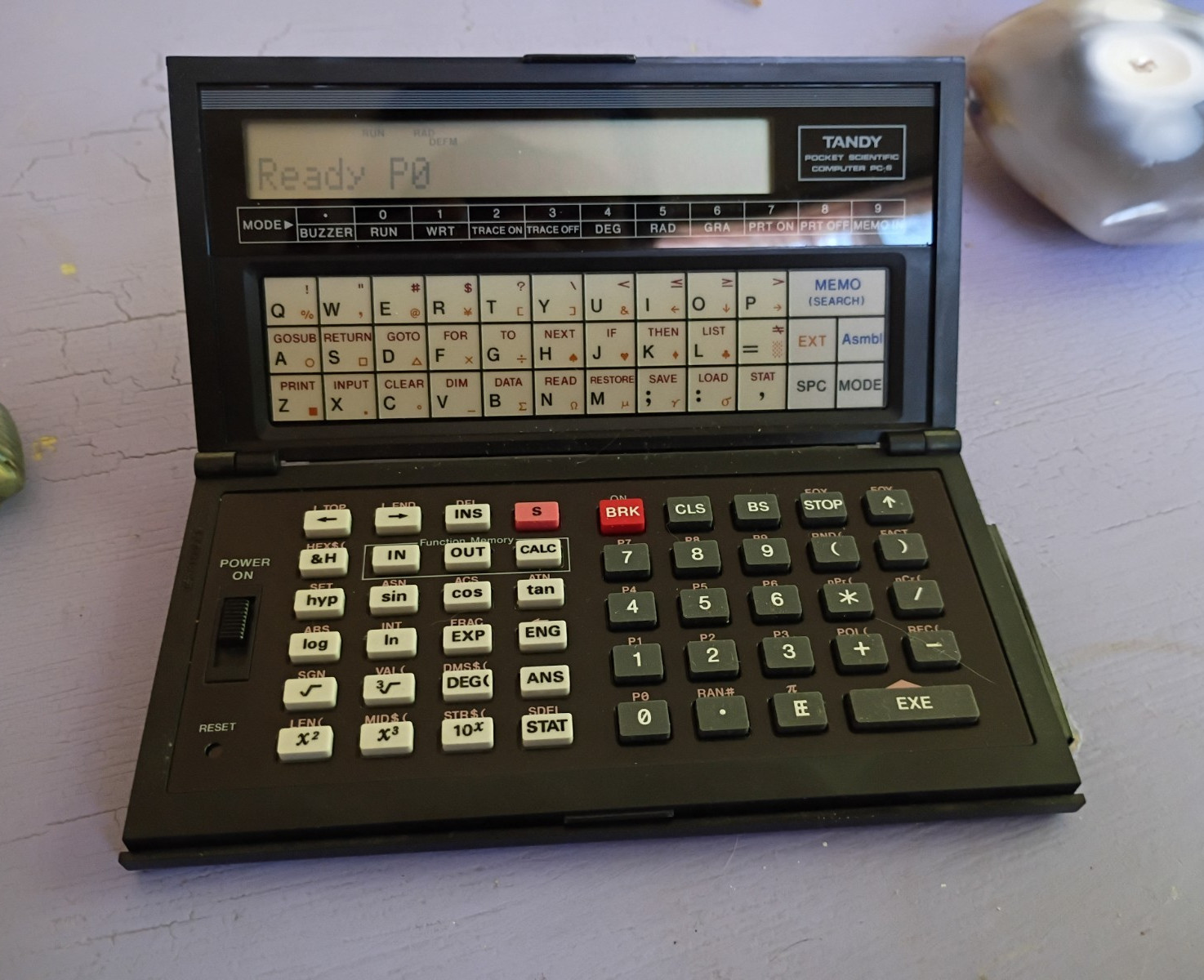 Tandy Pocket Scientific Computer PC-6 Vintage Pocket Computer 26-3672