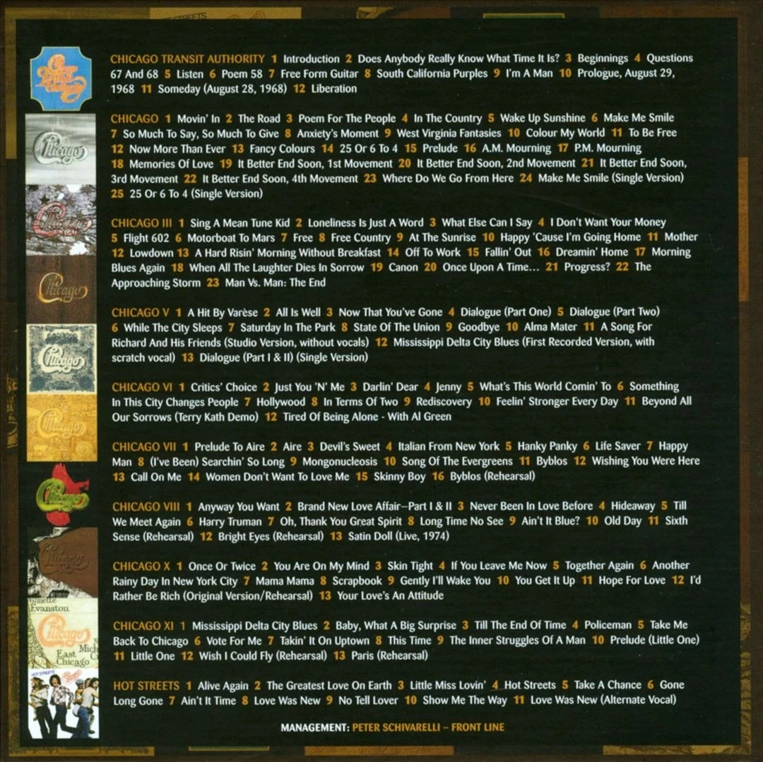 Chicago - The Studio Albums 1969-1978 10 CD Box Set