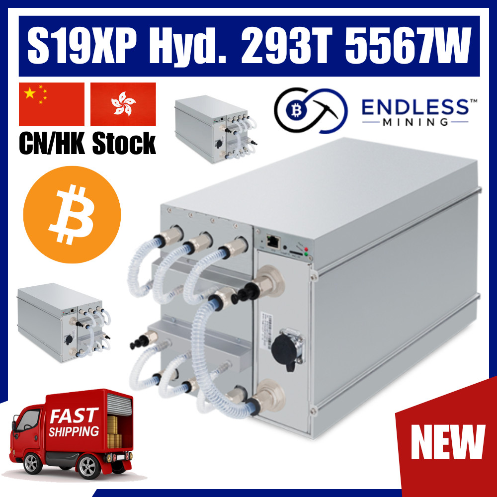 Bitmain Antminer S19XP+ Hydro 293T 5567W – 3 Phase 347V-412V | Endless Mining