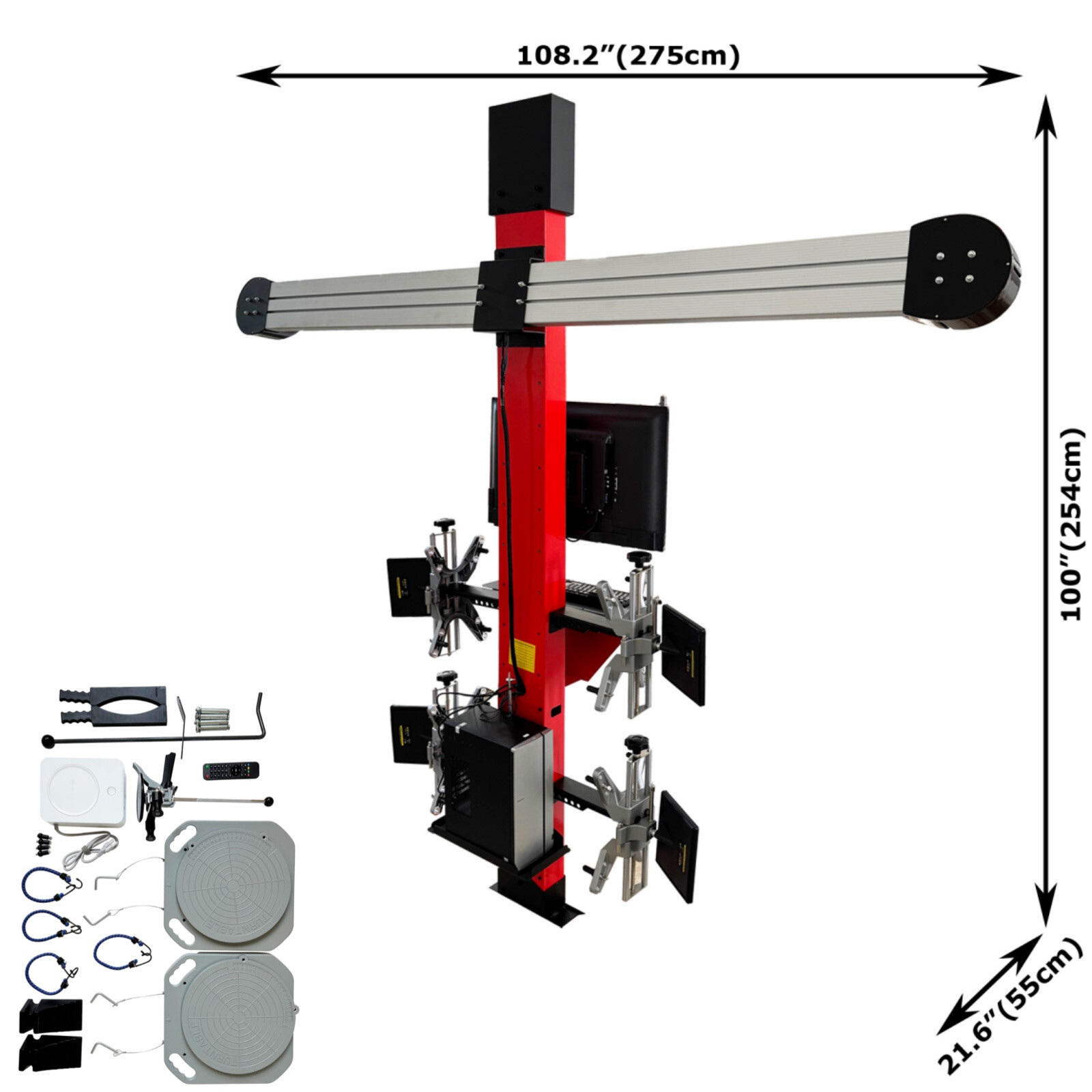 110V 3D Four-wheel Alignment Instrument Passenger Vehicle Four-wheel Aligner