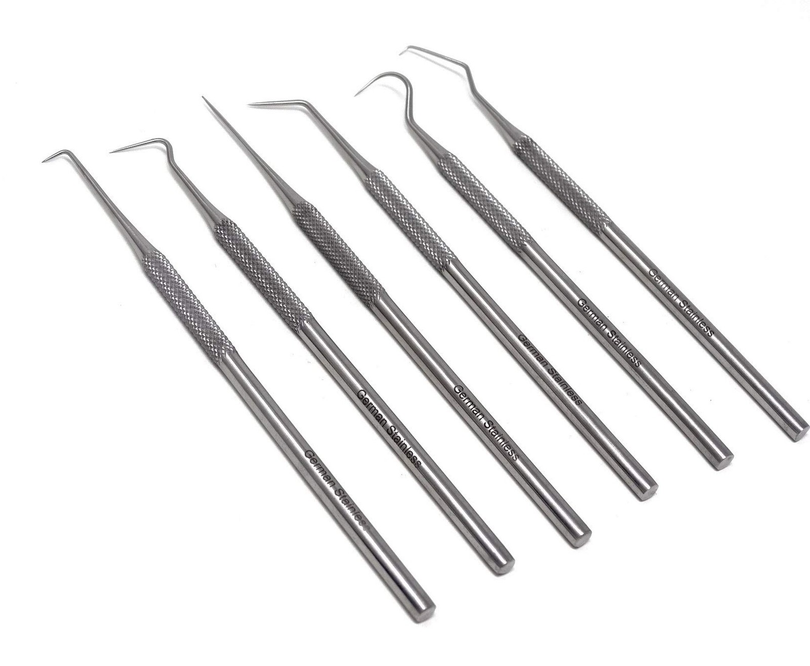 Set of 6 Stainless Steel Precision Micro Probe Set Combo, 5.5 inch ... Fast Ship