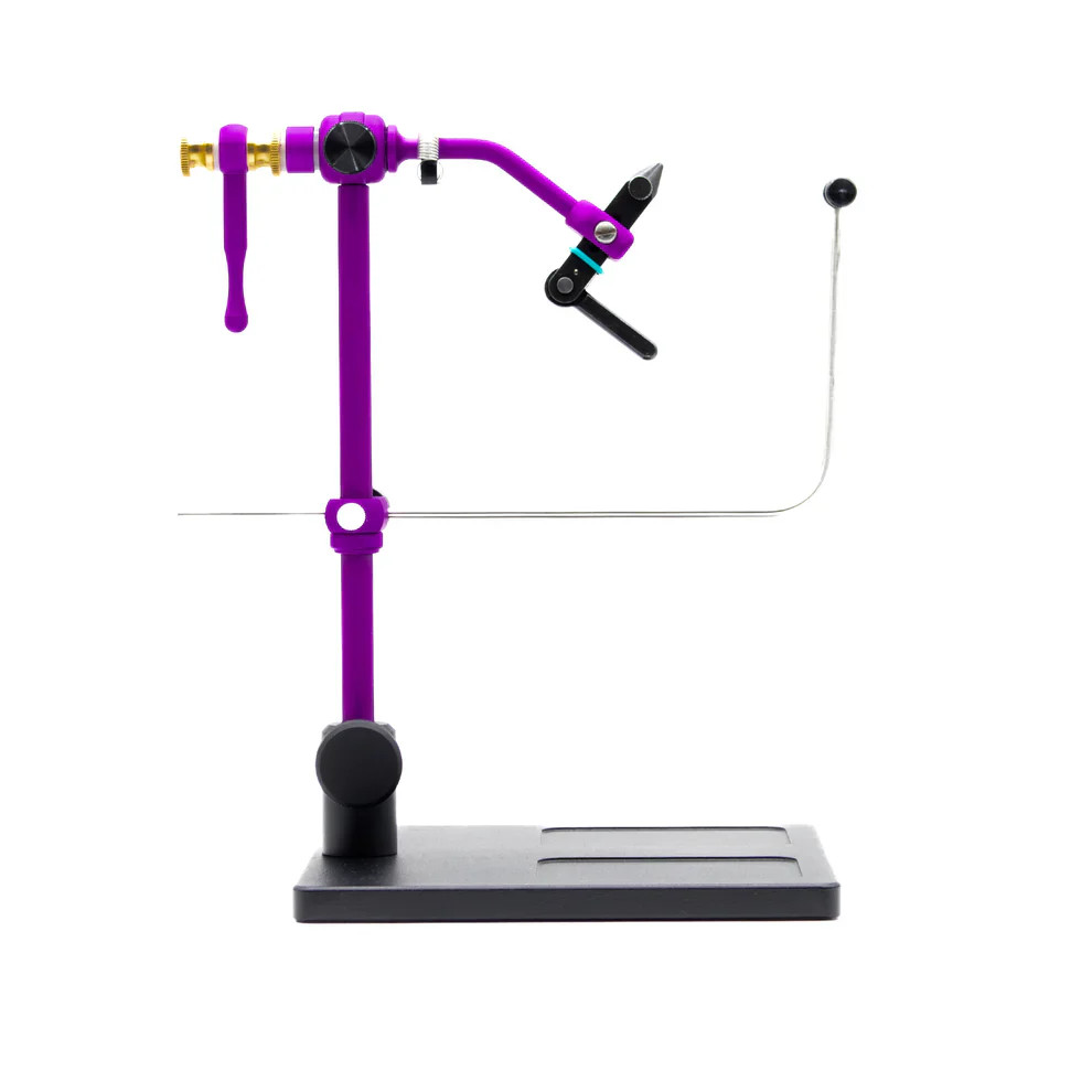 Renzetti Traveler 2404 Series Purple Anodized Vise/Pedestal Base - Right Handed