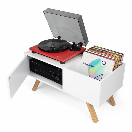 Glorious Turntable Lowboard with Integrated Record Box