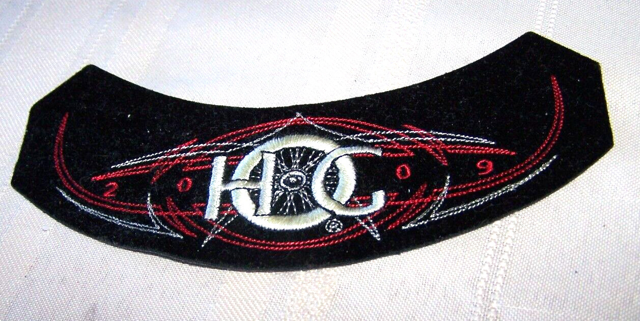 2009 HOG Patch Harley Davidson Owners Group Vest Jacket Rocker New