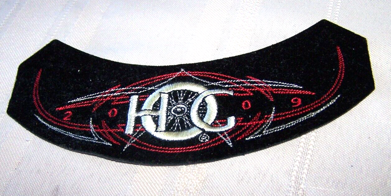 2009 HOG Patch Harley Davidson Owners Group Vest Jacket Rocker New