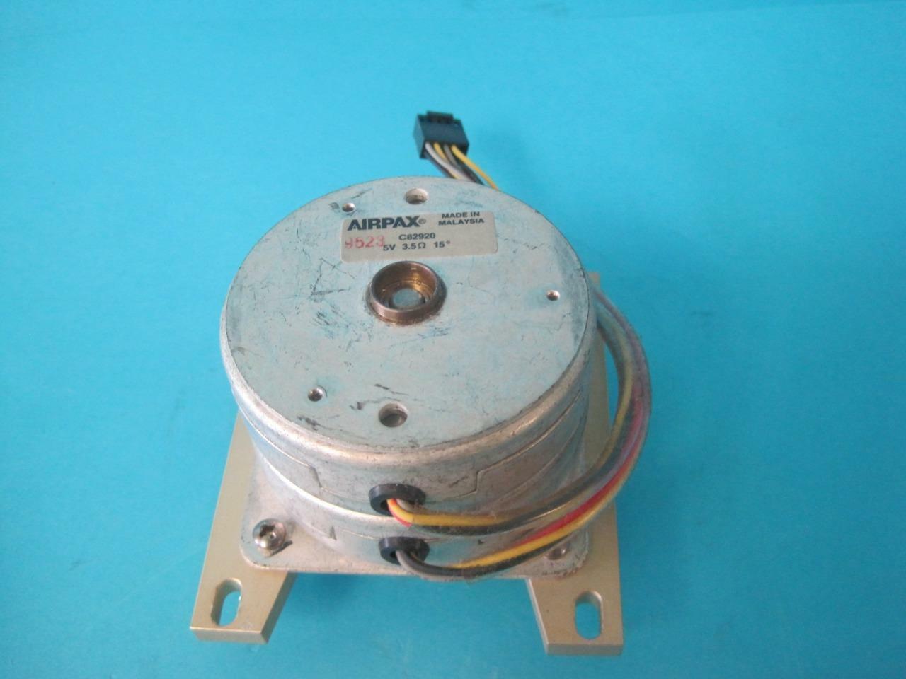 AIRPAX C82920 STEPPER MOTOR 5V 3.5 15 DEGREE 513371-1 A USED 10 PIN FEMALE
