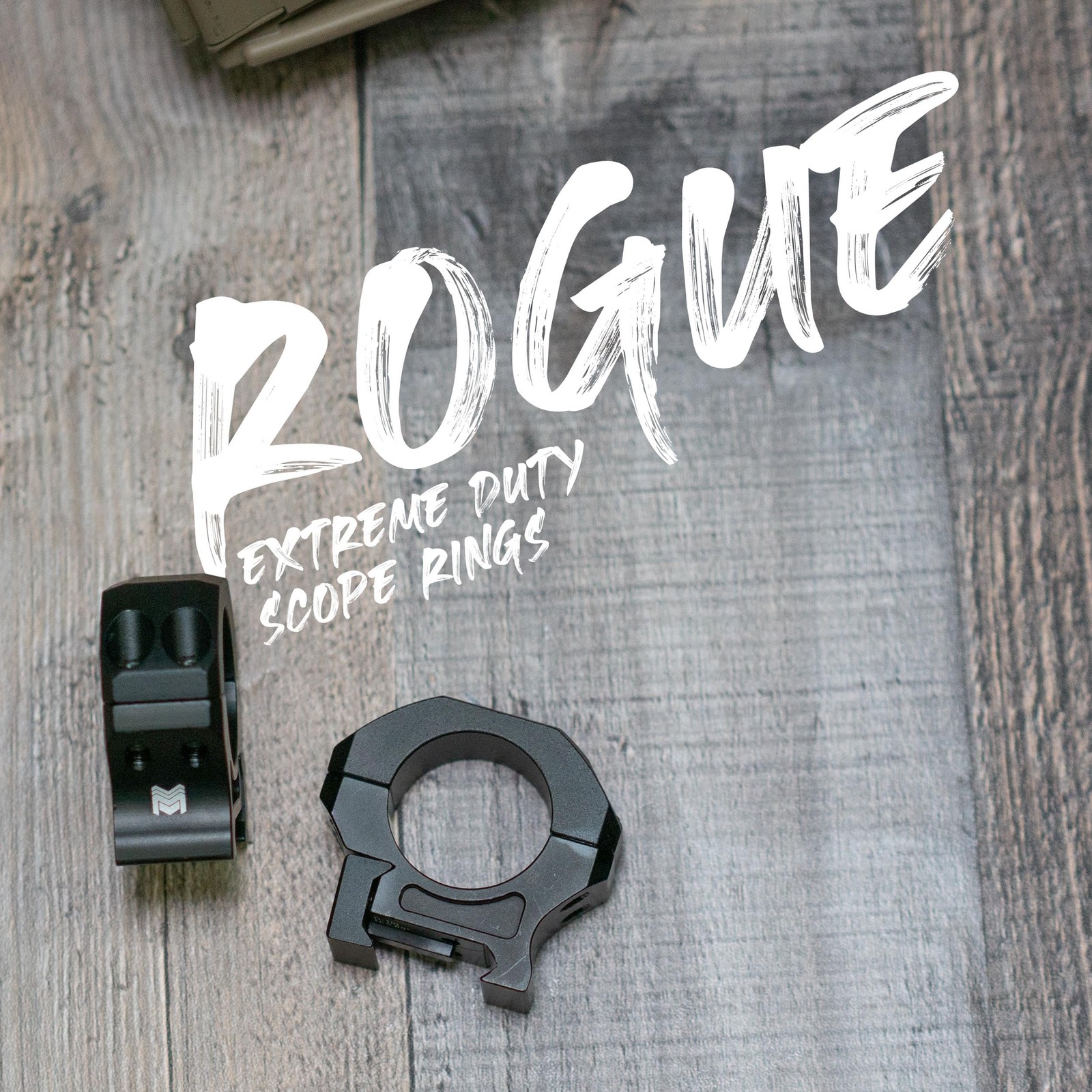 Monstrum Rogue Scope Rings | 1 inch Diameter | 1.00 1 diameter