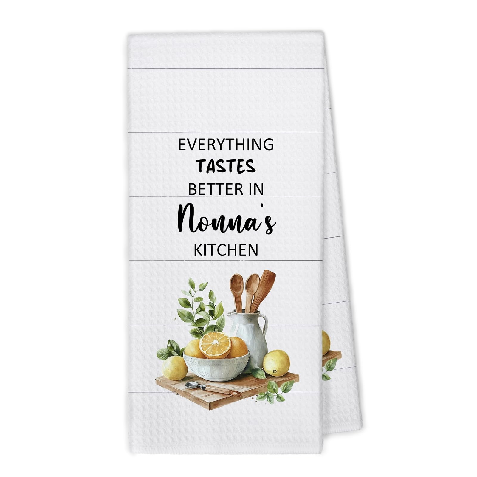 Nonna Gifts Kitchen Towels Dish Hand Tea Grandma From Grandkids Decor 16x24