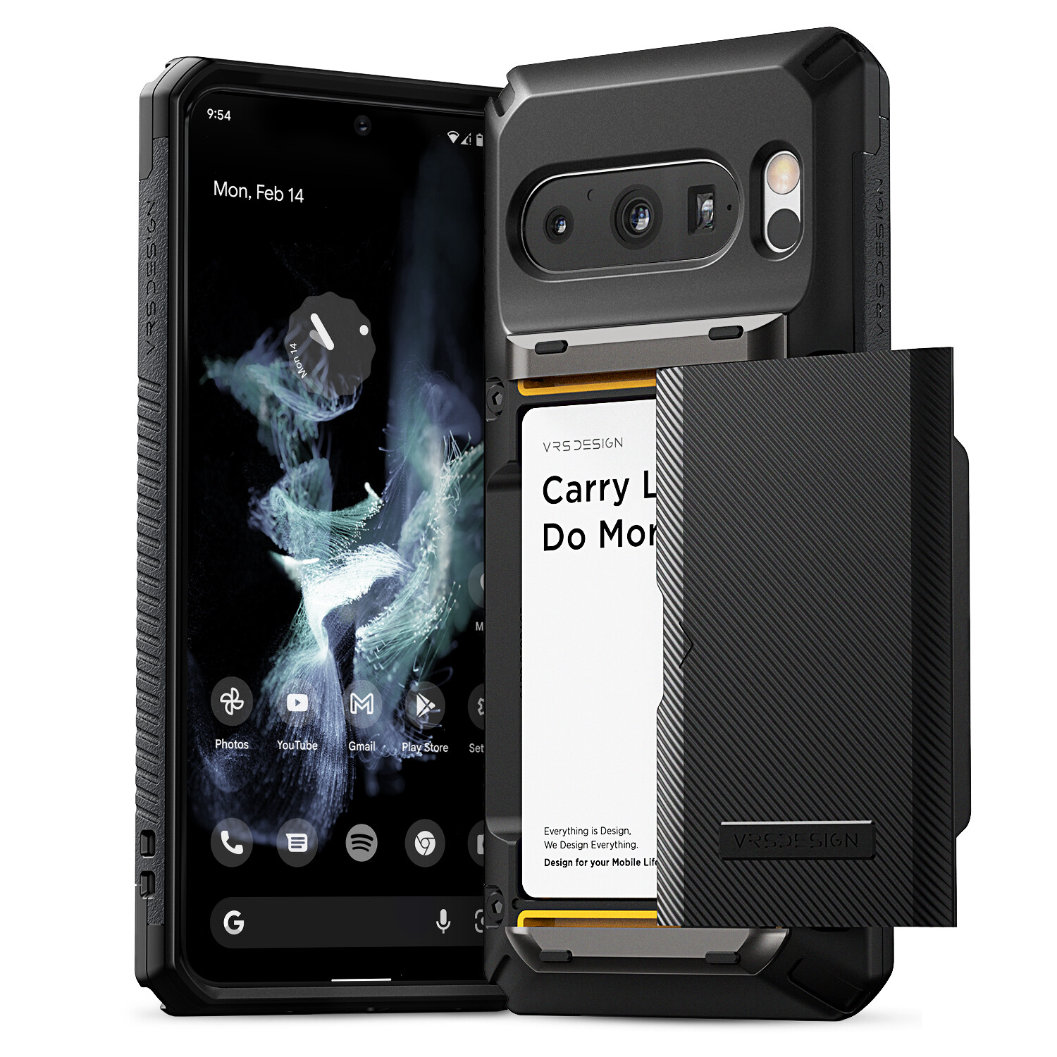For Google Pixel 8/Pro Phone Case VRS Design [Damda Glide Pro] Card Wallet Cover