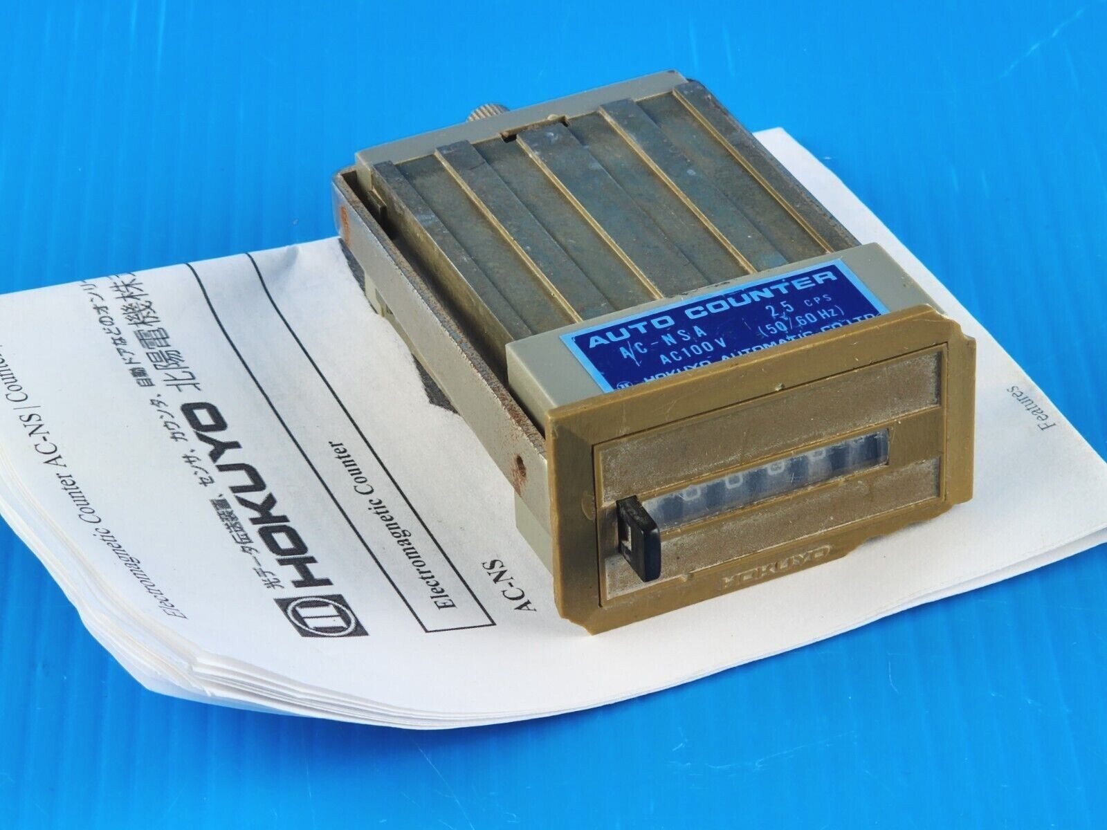 Hokuyo AC-NS Electromagnetic Counter, AC100V 50/60Hz