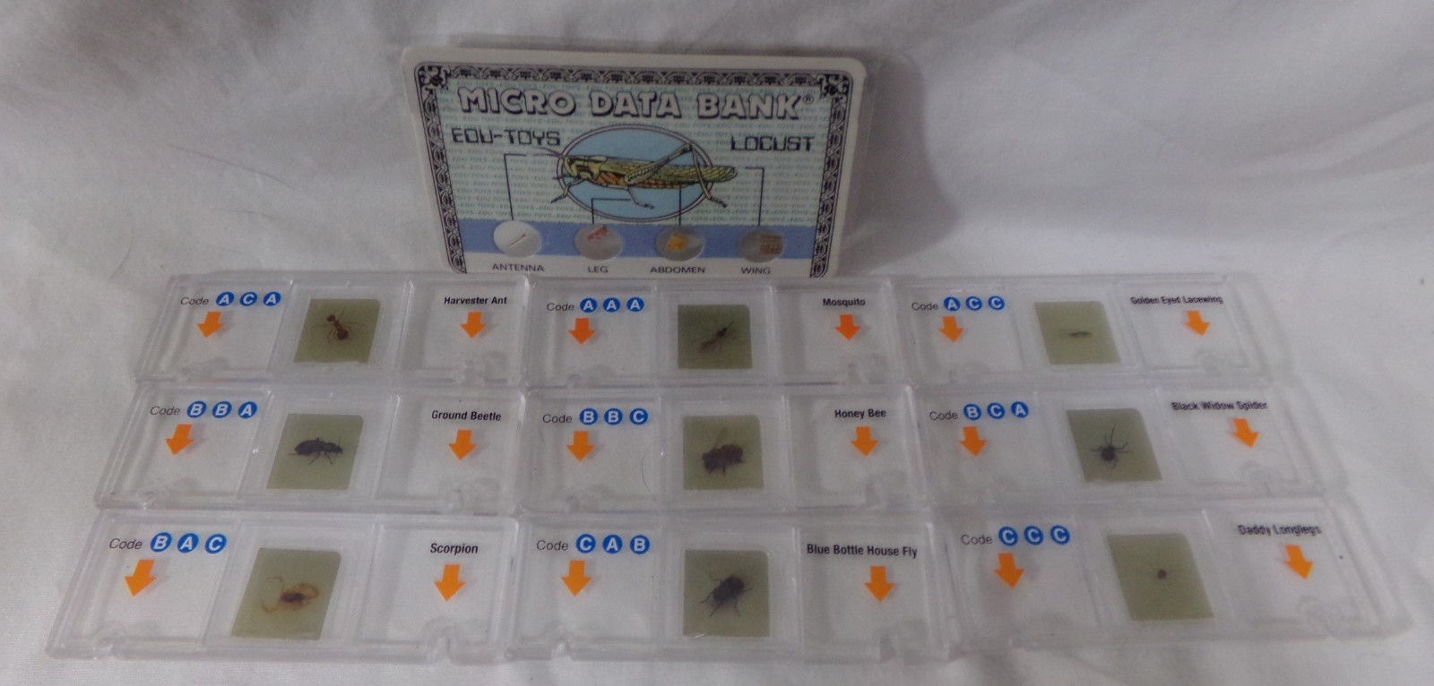 2002 GEOSAFARI TALKING MICROSCOPE W/ SLIDES/MICRO DATA BANK EDUCATIONAL INSIGHTS