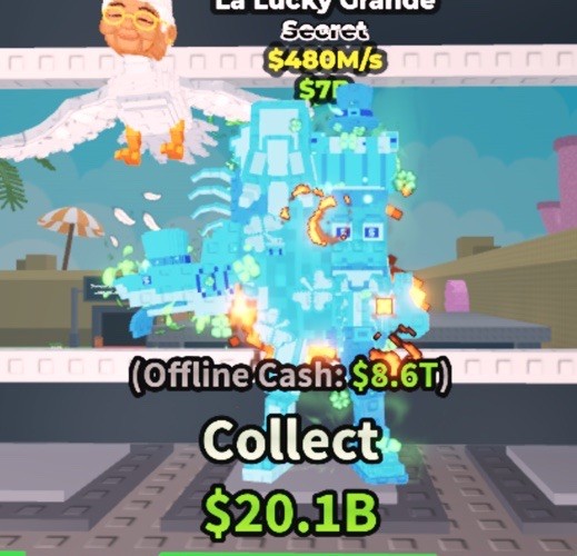 La Lucky Grande Game Item/Asset - Collect $20.1B, with old granny trait