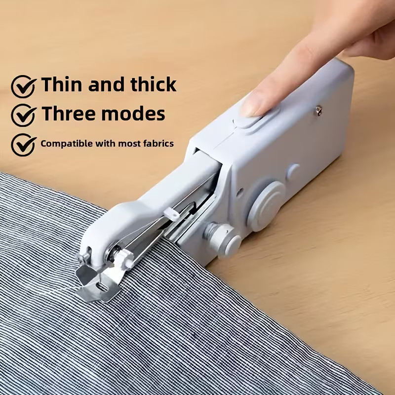 Portable DIY Mini Tailor Stitch Handheld Sewing Machine Travel Home Cordless Set