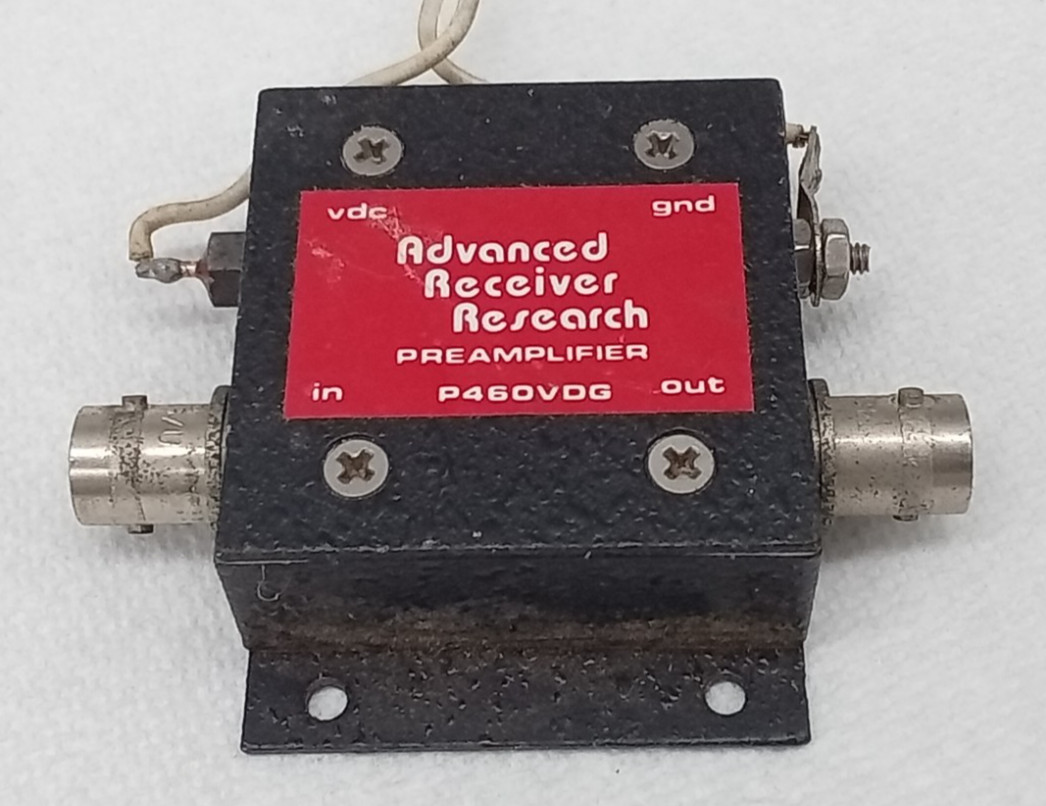 1 Qty  Advances Receiver Research - Preamplifier - P460VDG /  460 - 470 MHz