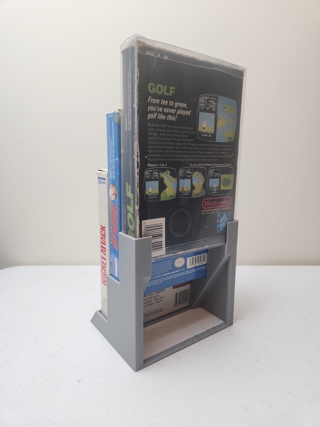 Nintendo, NES Game In Box Display Stand, 3D Printed