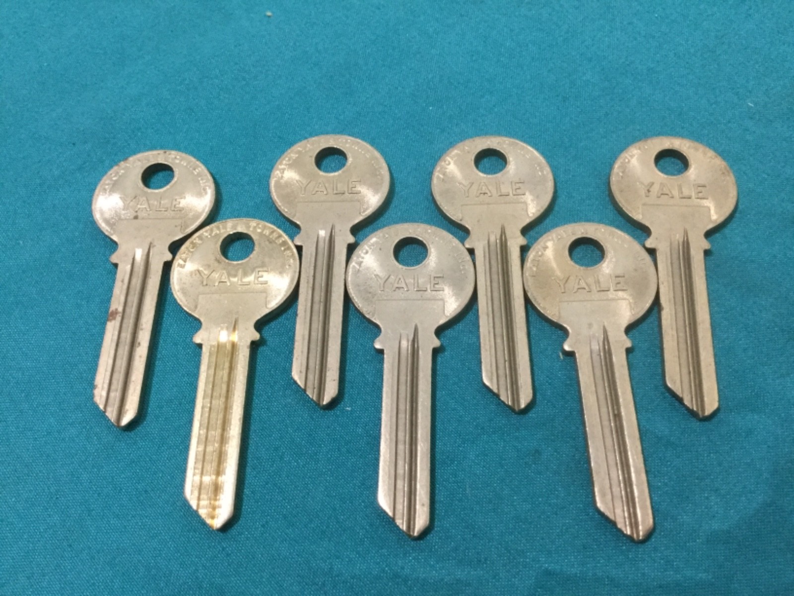 Locksmith Yale Original GF, 6 Pin Key Blanks, set of 7, locksmith