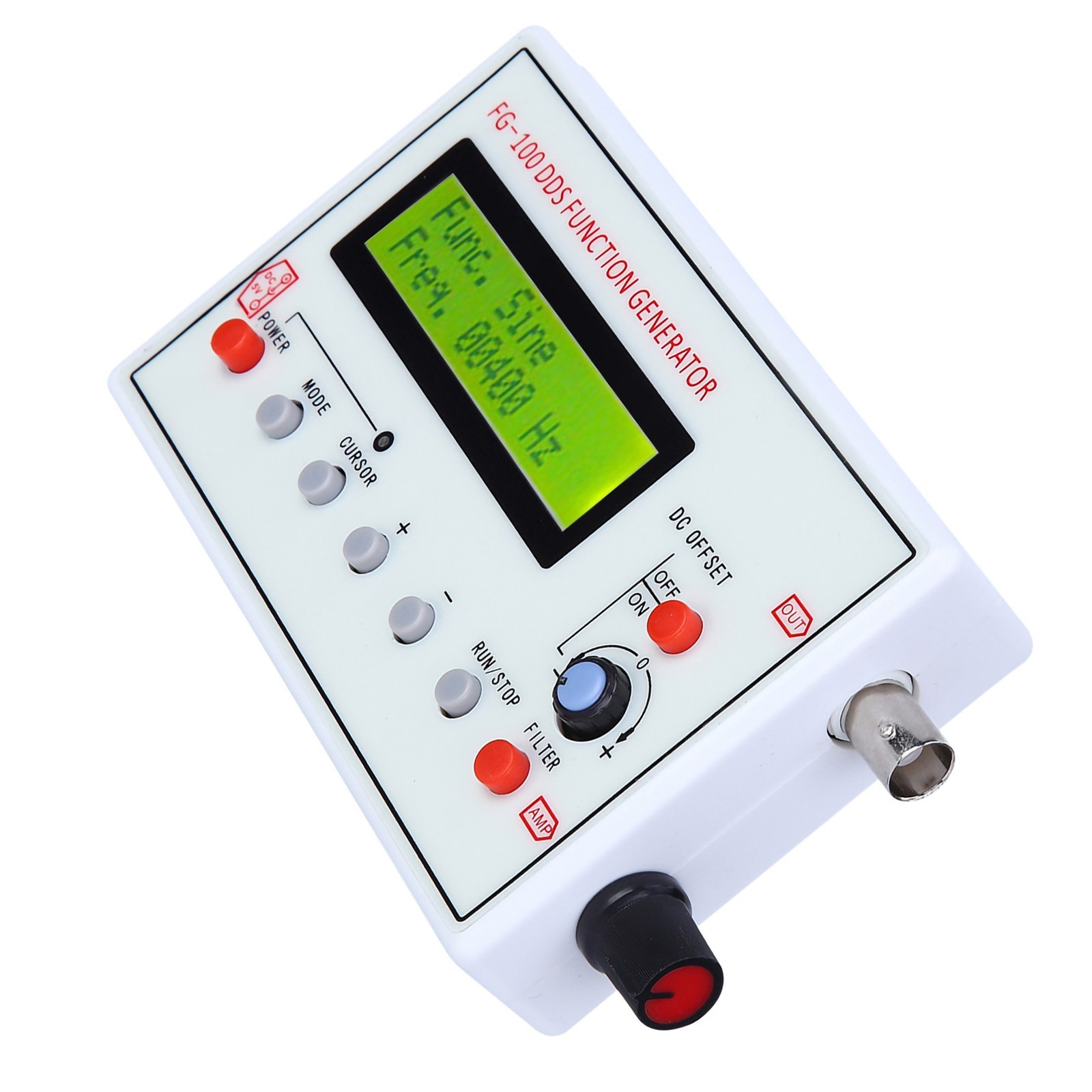 DDS Generator Sine Frequency 1HZ-500KHz Counter Signal Source Generator Meter