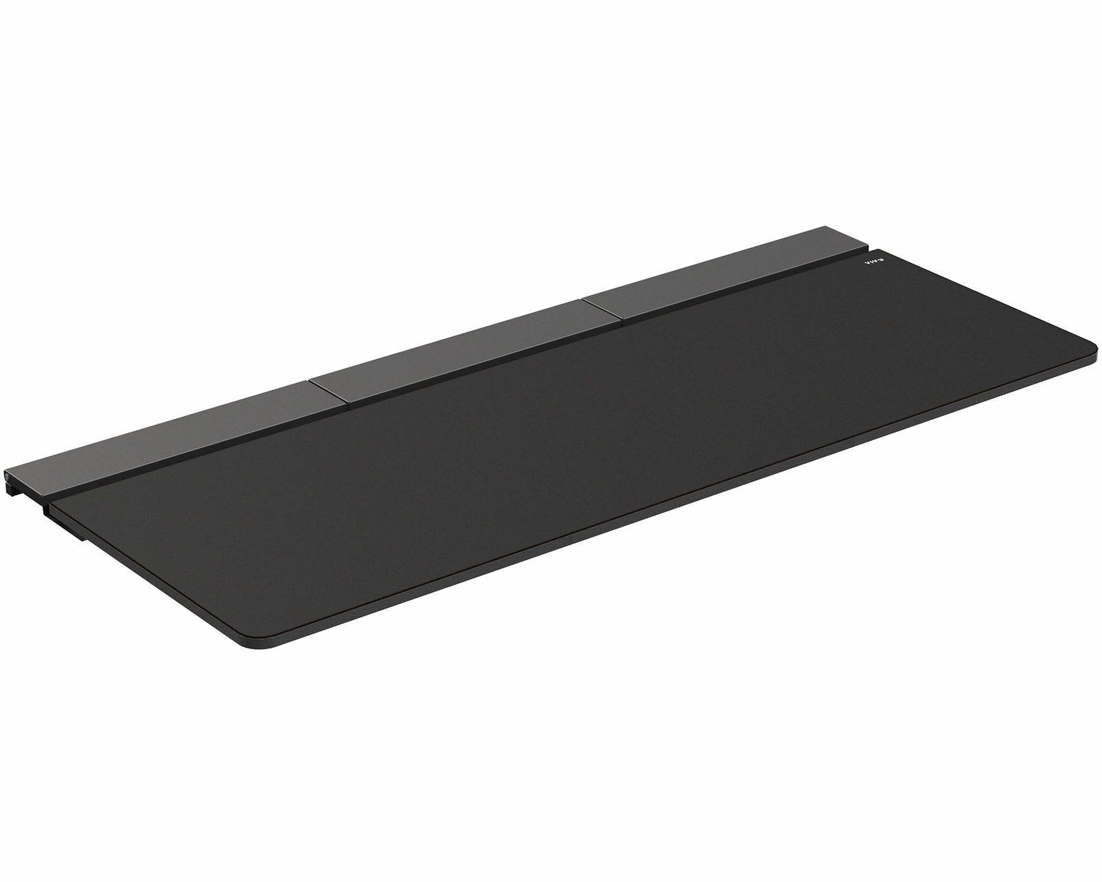 VIVO Black 71" x 30" Concealed Cable Table Top w/ Pad for Standing Desk Frame