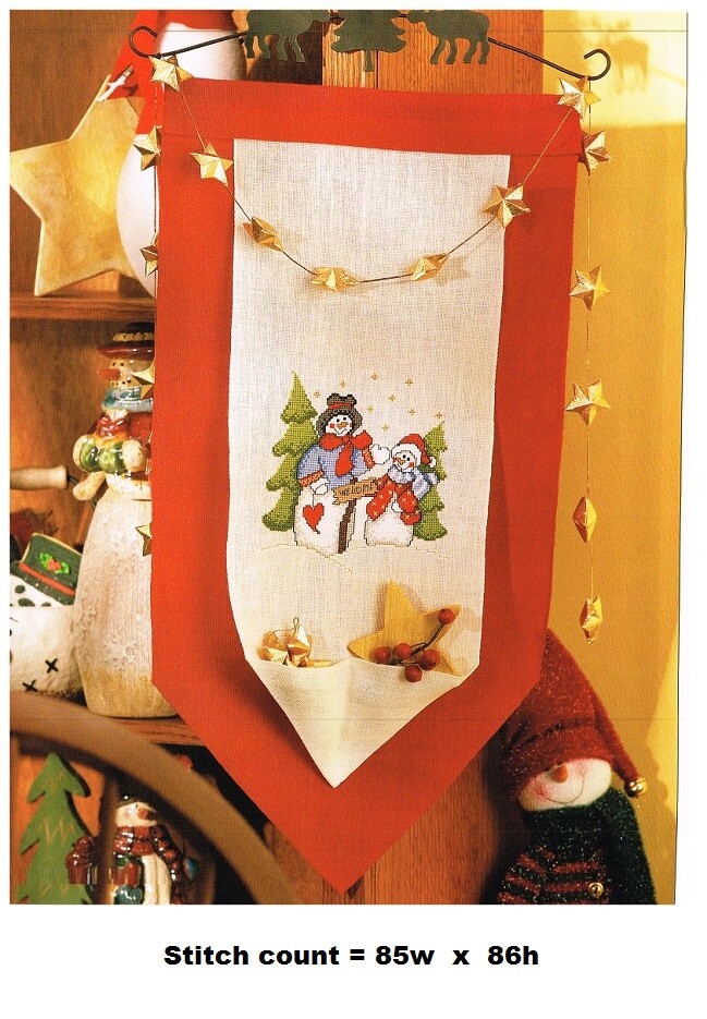 SNOWFRIENDS   CROSS STITCH  PATTERN  ONLY     #953