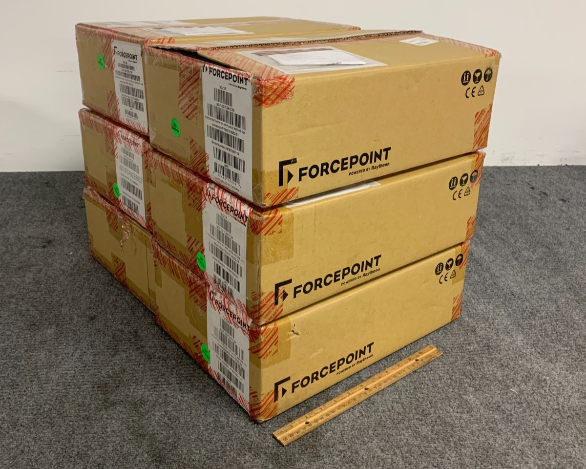 Lot of 6 Raytheon ForcePoint FW-321 Internet Security Devices -Open Box