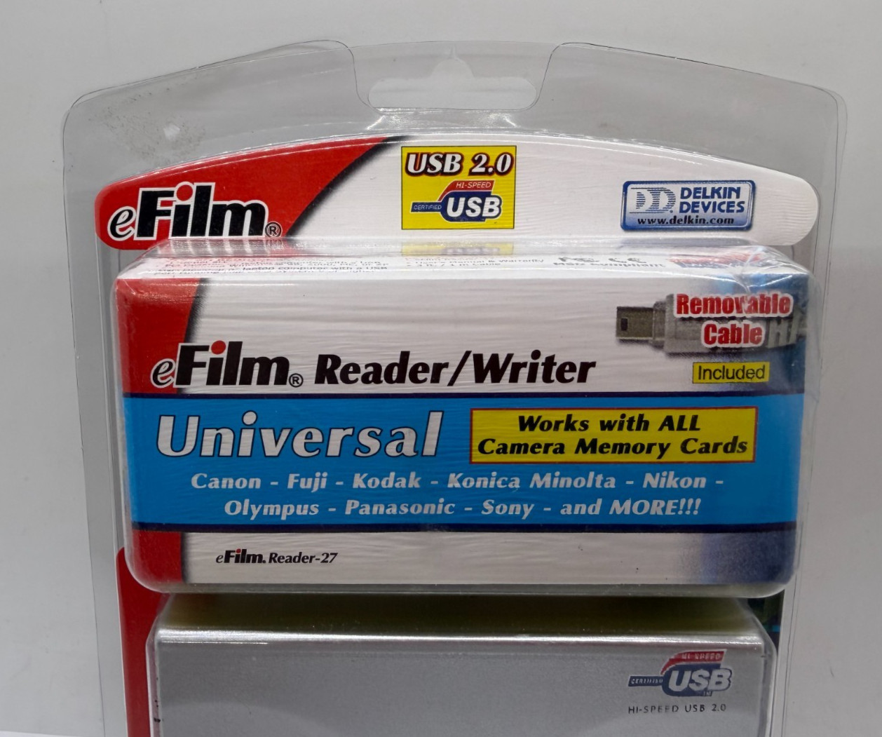 VTG eFilm Universal Reader Writer USB 2.0 Card Reader Delkin Devices Reader 2004
