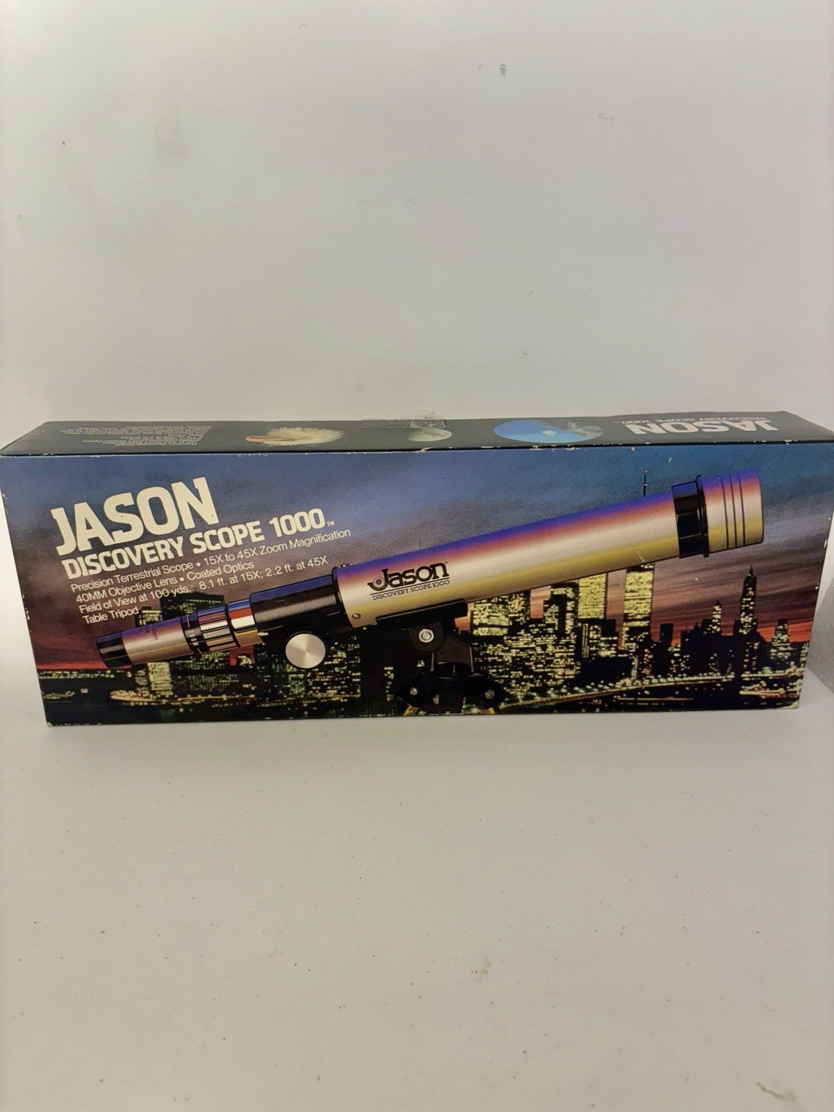 Model 329 Telescope Zoom Magnification Jason Discovery W/Tripod 15x-45x40MM