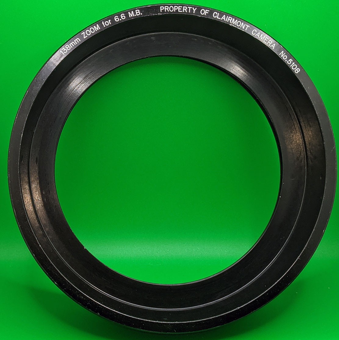 ARRI For Matte Box 6.6, 138mm Filter Ring (161mm Diameter)