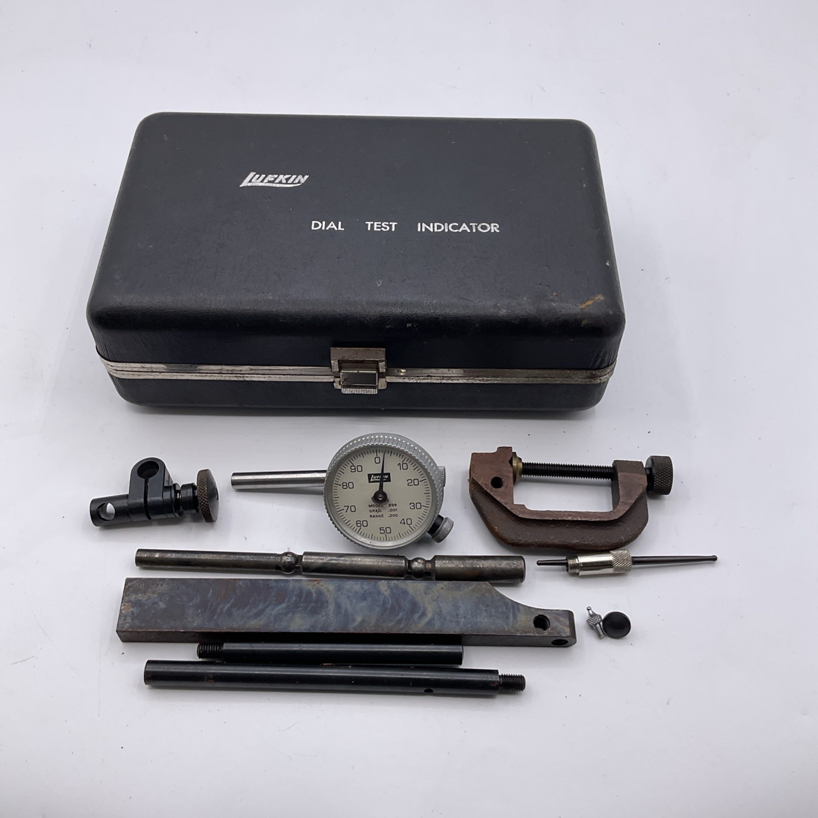 Lurkin Model 299 Dial Test Indicator With Case - Grad. 001, Range .200