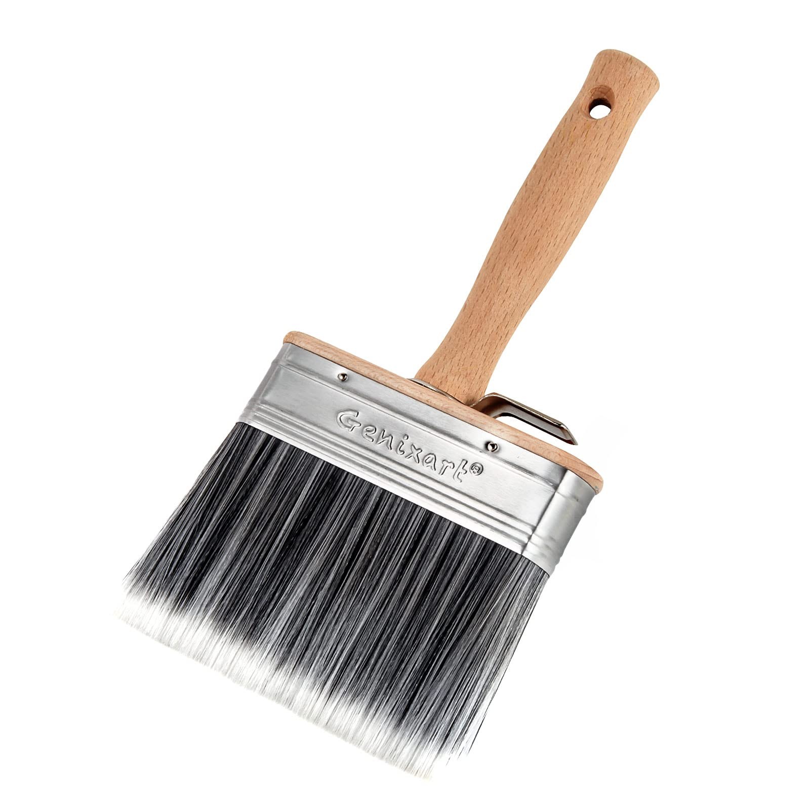 Deck Stain Brush for Wood, Lime Wash Paint Brush, 5inch