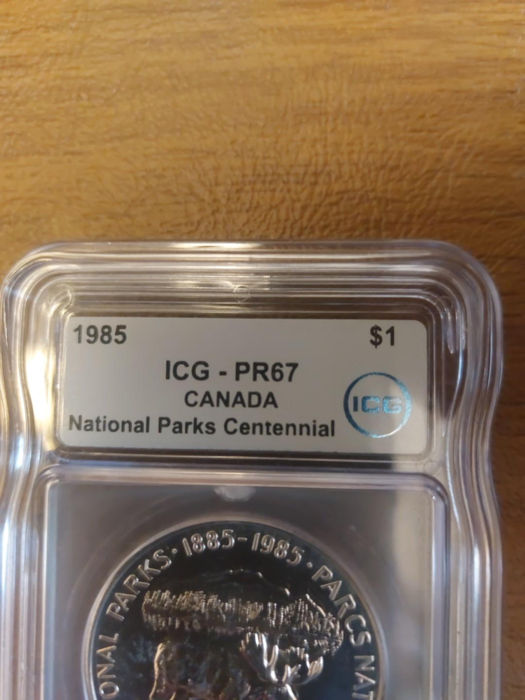 1985 National Parks Centennial Proof 67 Silver Dollar 50% Silver
