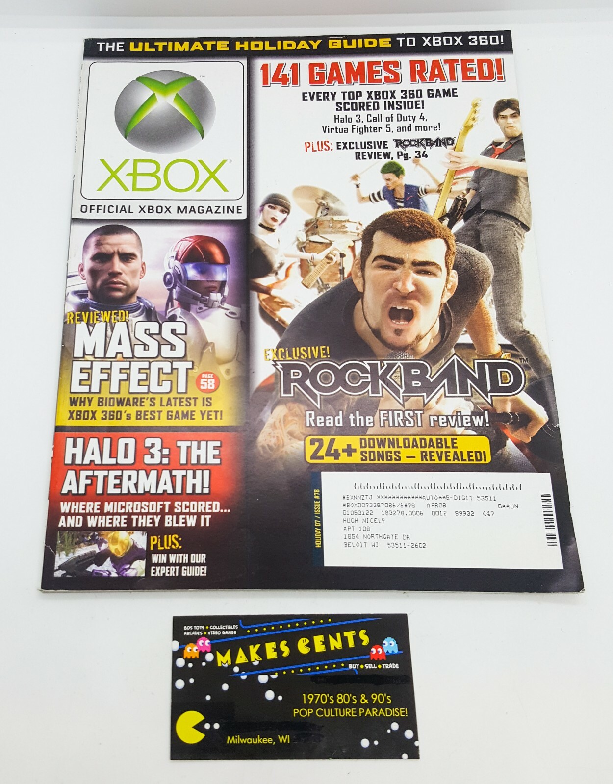 Official Xbox Magazine OXM Issue 78 Holiday 2007 - Good Condition Ready Frame