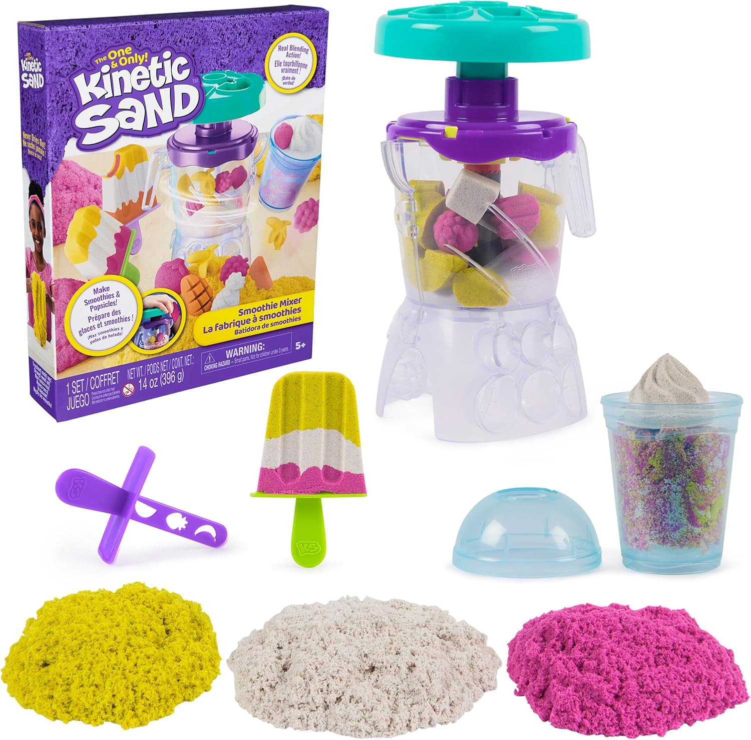, Smoothie Mixer Playset, Easter Basket Stuffers, Includes 14 Oz Moldable Play S